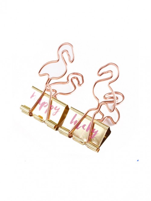 Binder Clip | Flamingo Binder Clips | Creative Gif...