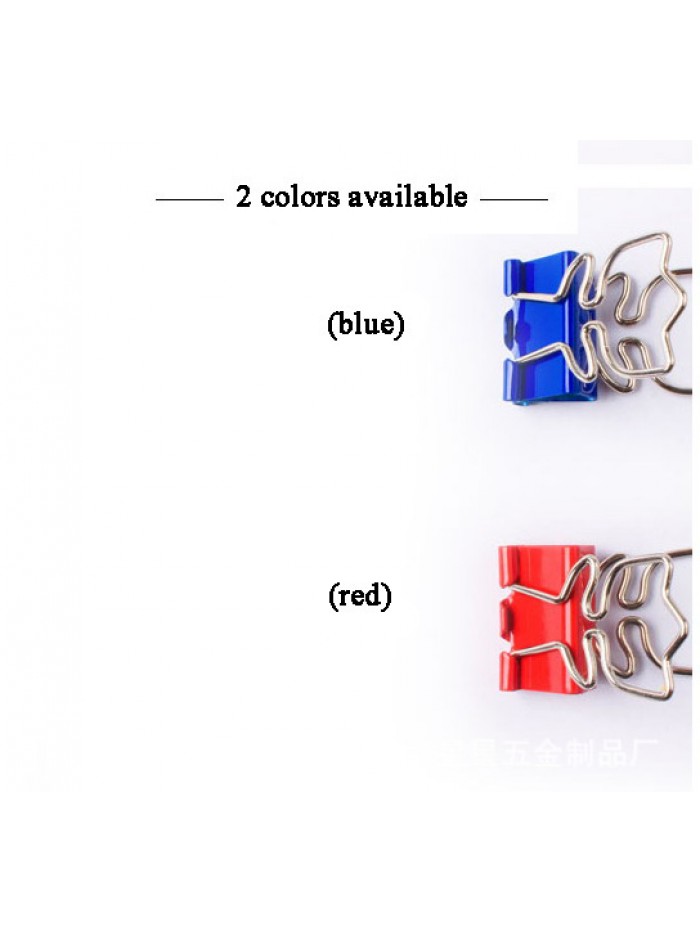 Binder Clip | Flower Binder Clips | Rose (1 dozen/lot) 