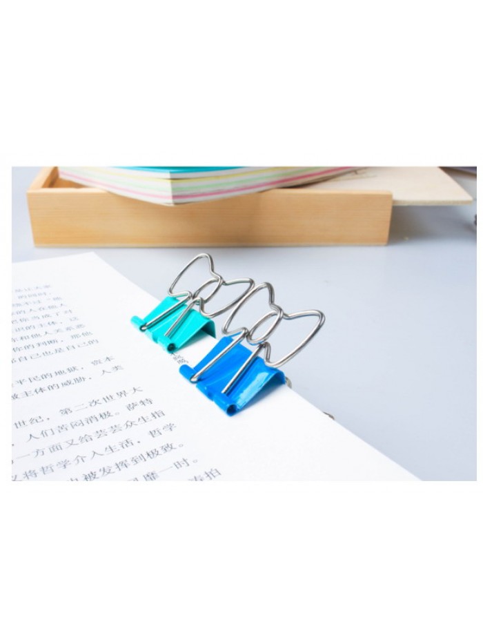 Binder Clips | Bow Binding Clips | Creative Stationery (1 dozen/lot,19mm) 