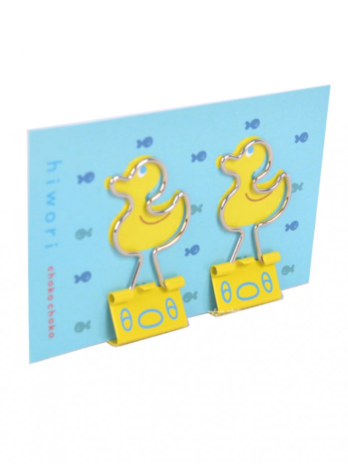 Binder Clips | Duck Binding Clips | Cute Stationery (Size:19mm) 