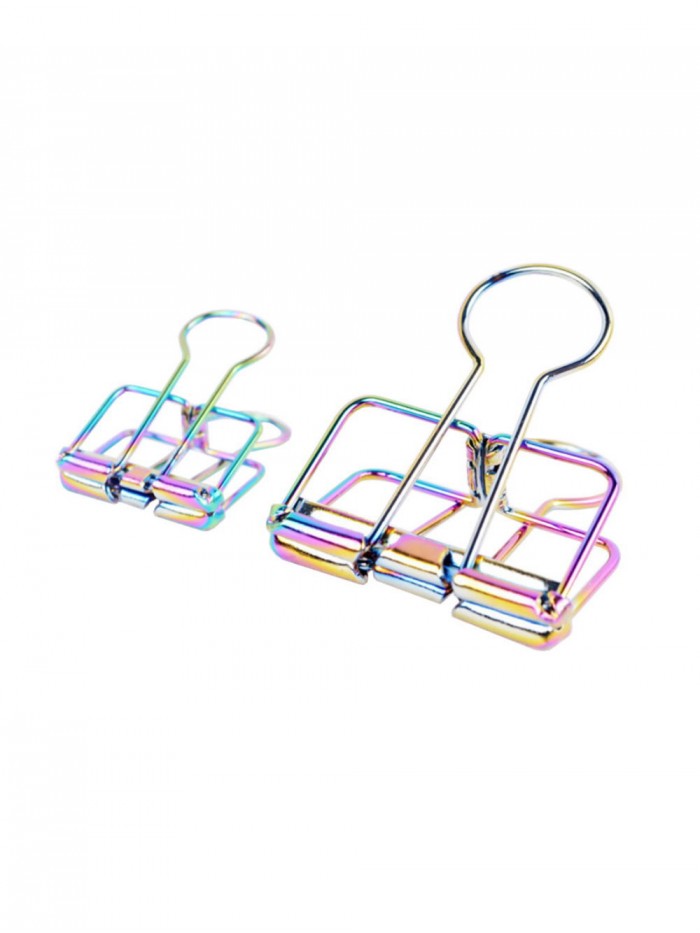 Binder Clips | Hollowed-out Binding Clips | Creative Stationery (Size:51mm) 
