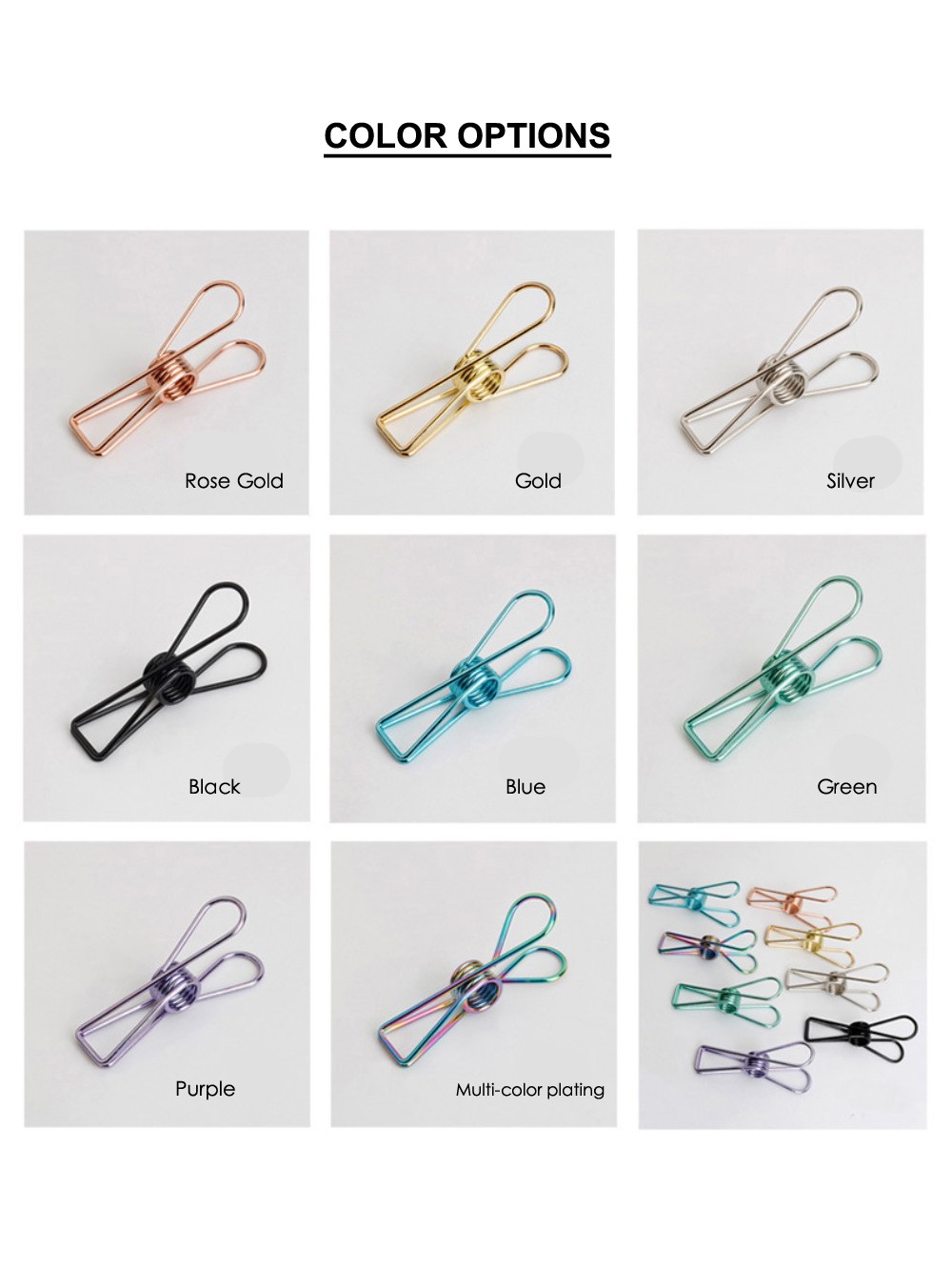 Binder Clips | Fish-mouth Binding Clips | Creative Stationery