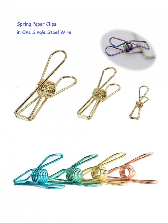 Binder Clips | Fish-mouth Binding Clips | Creative Stationery (Size:70mm) 