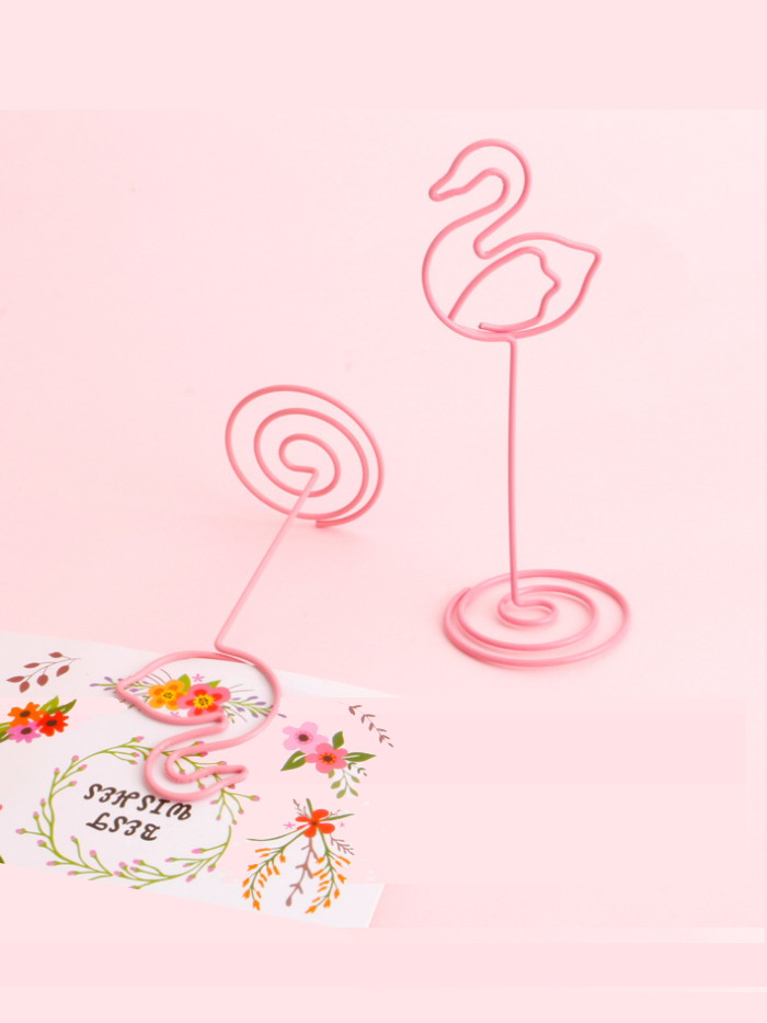 Memo Holder | Memo Clips | Swan Picture Clip Stand (110mm)