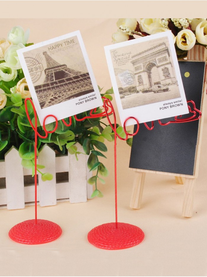 Memo Holder | Picture Clip Holder | Love Photo Clip Stand (1 pcs/bag)