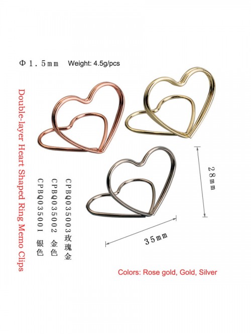 Memo Holders | Memo Clips | Heart Card Holder Clip...