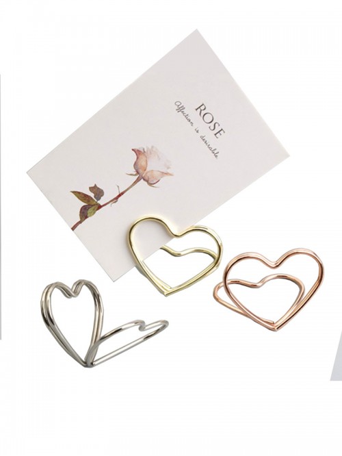 Memo Holders | Memo Clips | Heart Card Holder Clip...