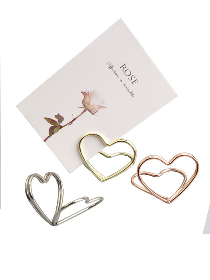 Memo Holders | Memo Clips | Heart Card Holder Clip (35*28mm)