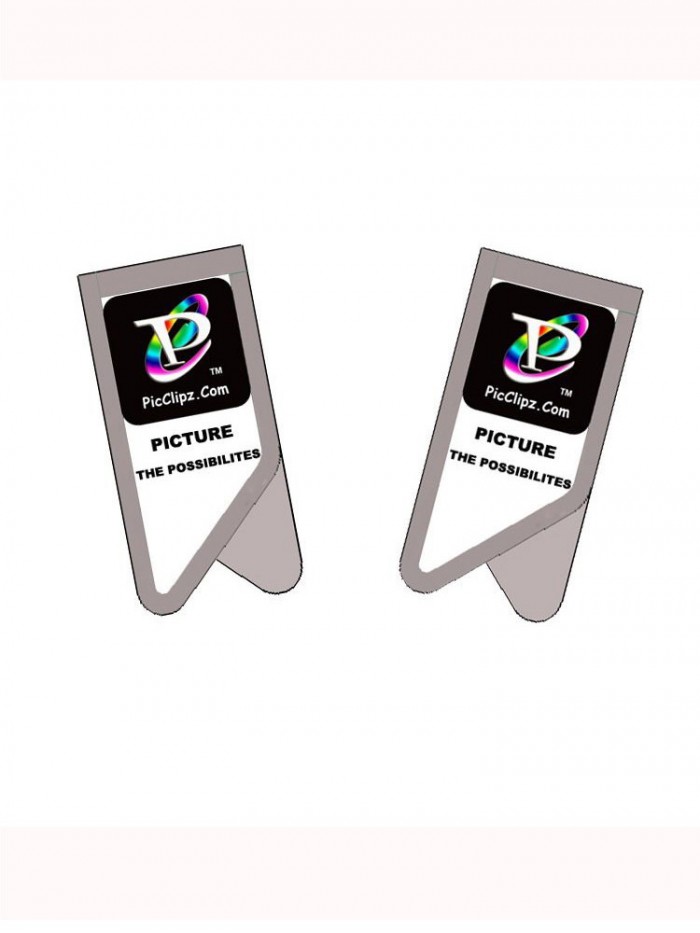 Printed Metal Paper Clips | Promotional Stainless Steel Clips (1 dozen)