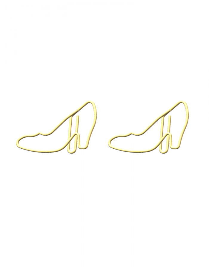 Jumbo Paper Clips | High-heeled Shoe Large Paper Clips | Creative Gifts (Size: 52*35mm)