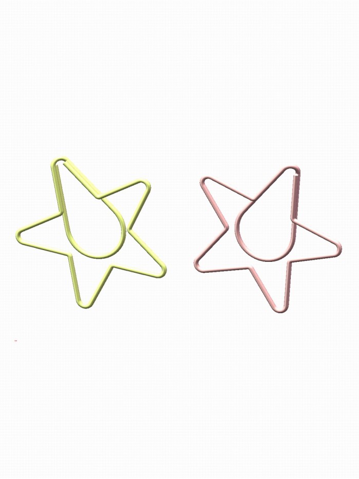 Jumbo Paper Clips | Star Paper Clips | Creative Gifts (1 dozen/lot, Wire dia.:1.5mm)