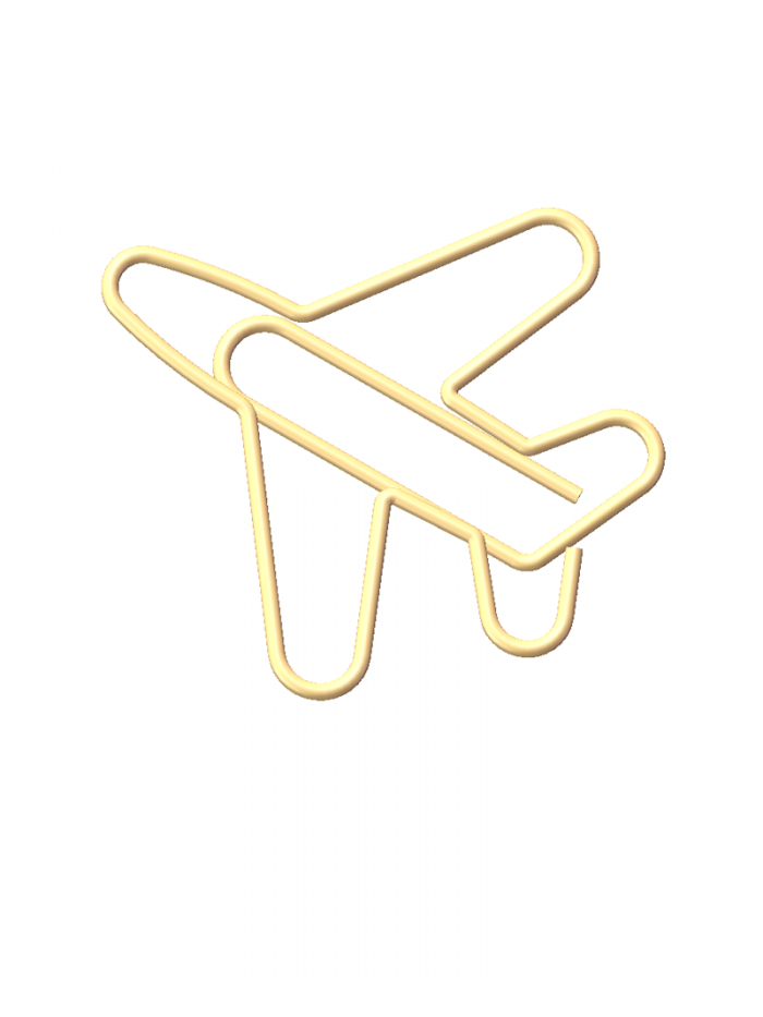 Jumbo Paper Clips | Airplane Large Paper Clips | Creative Gifts (50mm)