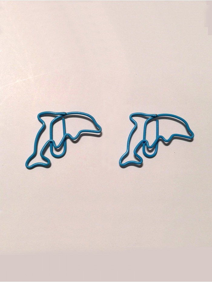 Fish Paper Clips | Dolphin Paper Clips (1 dozen/lot,35*27 mm)