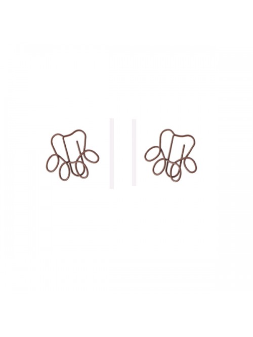 Animal Paper Clips | Bear Footprint Shaped Paper C...