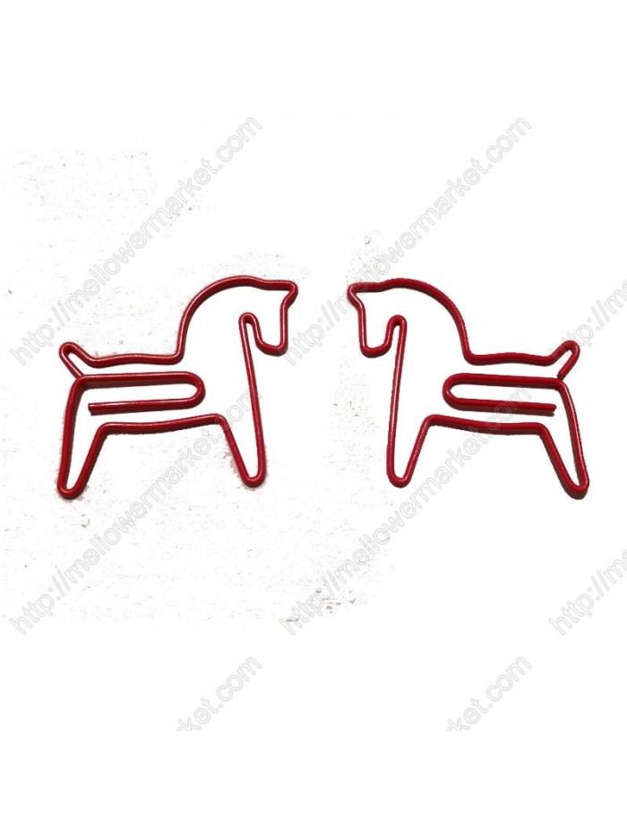 Animal Shaped Paper Clips | Horse Decorative Paper Clips (1 dozen)