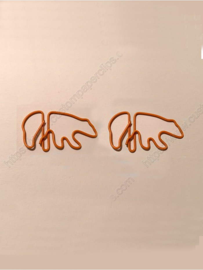 Animal Paper Clips | Polar Bear Paper Clips (1 dozen/lot,28.5*42mm)