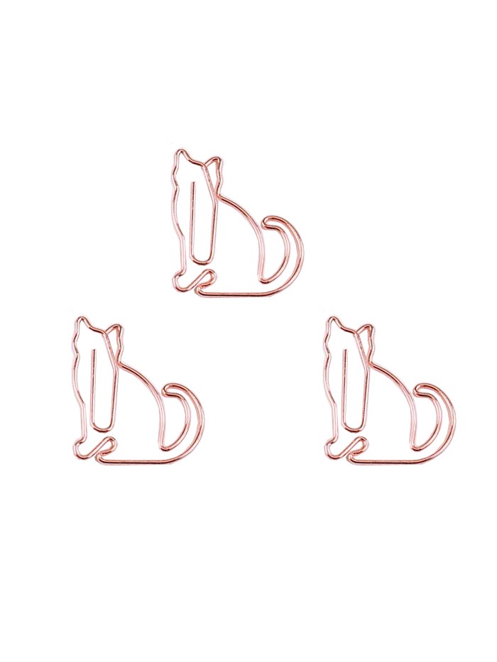 Animal Paper Clips | Cat Shaped Paper Clips | Decorative Paper Clips (1 dozen)