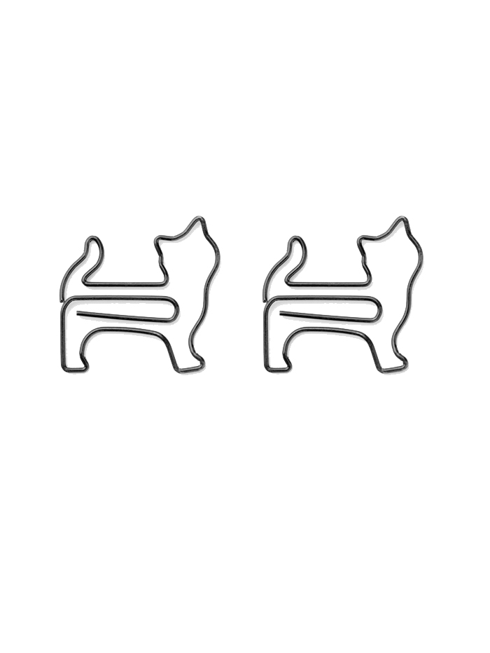 Animal Paper Clips | Cat Shaped Paper Clips (1 dozen)