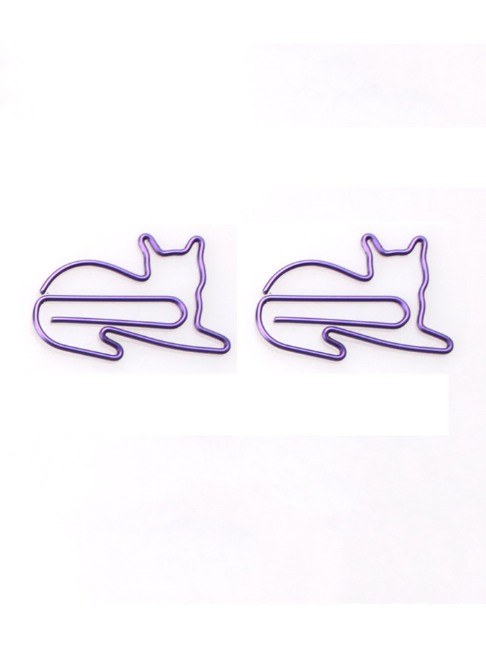 Animal Paper Clips | Cat Shaped Paper Clips | Creative Bookmarks (1 dozen/lot)