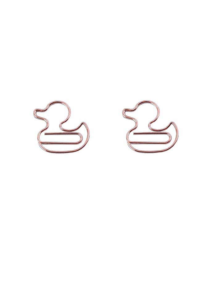 Animal Paper Clips | Duck Shaped Paper Clips | Creative Gifts (1 dozen)