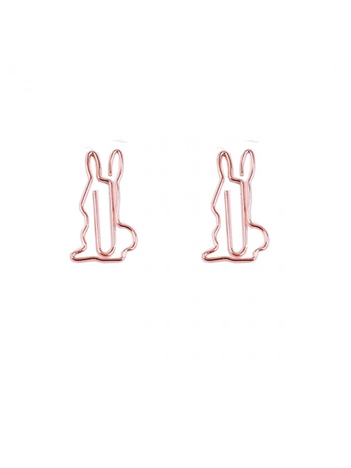 Animal Paper Clips | Rabbit Shaped Paper Clips | Creative Gifts (1 dozen/lot)