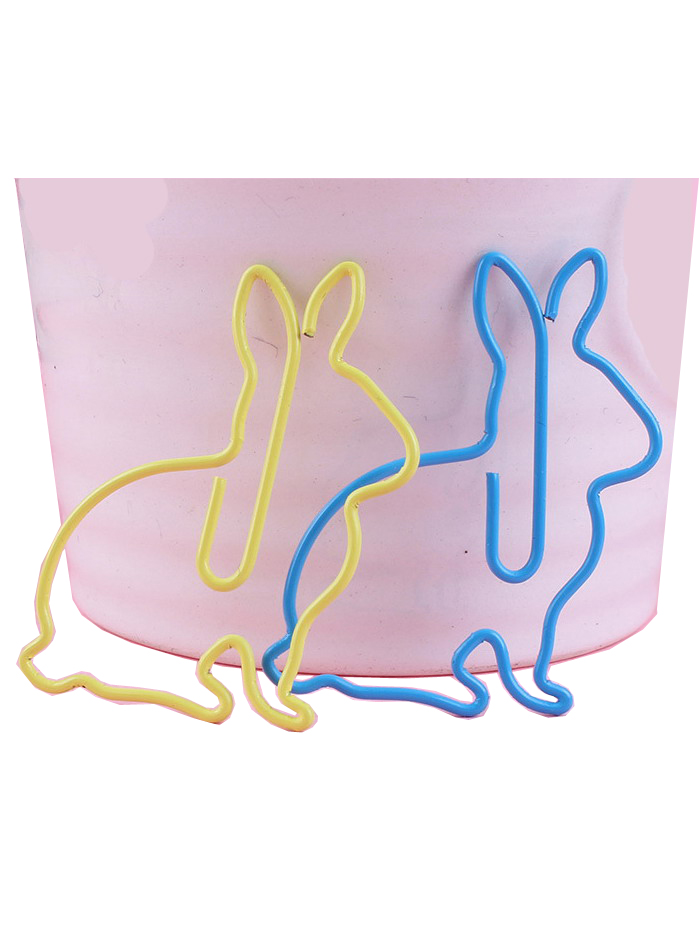 Animal Paper Clips | Rabbit Shaped Paper Clips | Decorative Paper Clips (1 dozen)