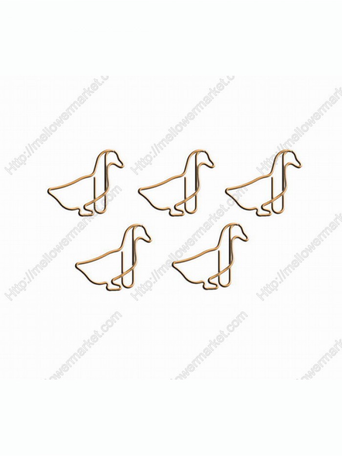 Animal Paper Clips | Duck Shaped Paper Clips (1 dozen/lot)