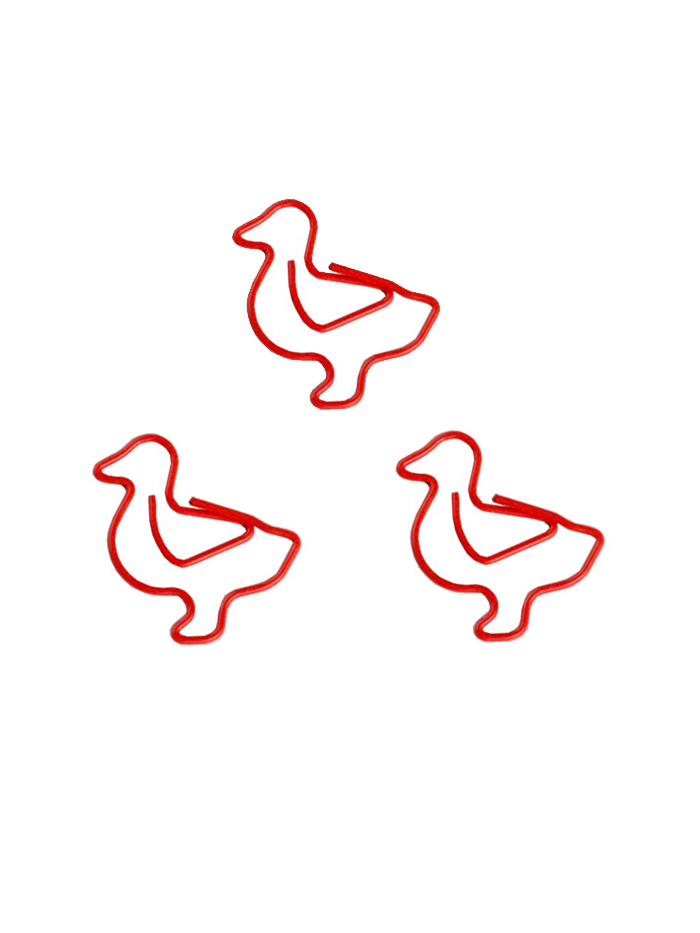 Animal Paper Clips | Poult Paper Clips | Duckling (1 dozen/lot)