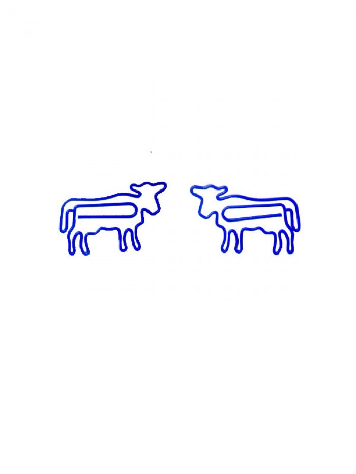 Animal Paper Clips | Cow Shaped Paper Clips | Decorative Paper Clips (1 dozen)