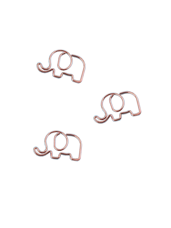 Animal Paper Clips | Elephant Shaped Paper Clips | Creative Gifts (1 dozen)