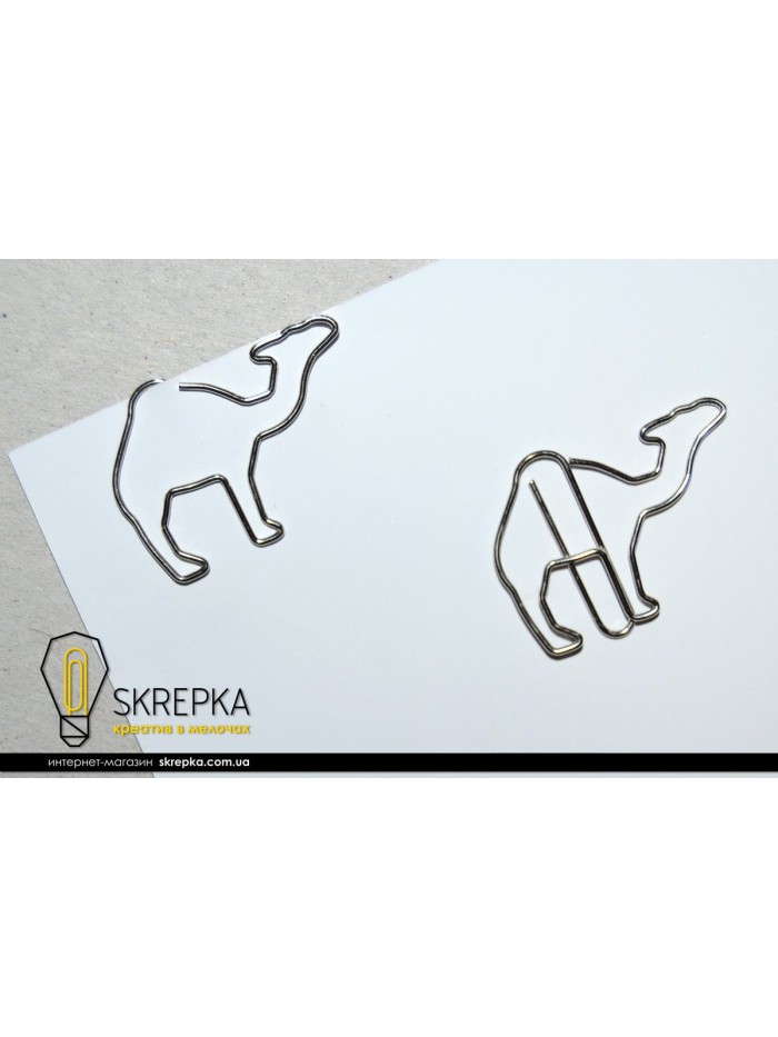 Animal Paper Clips | Camel Shaped Paper Clips | Fancy Stationery (1 dozen)