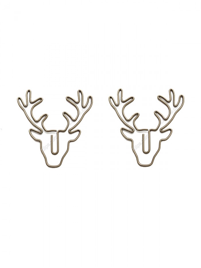 Animal Shaped Paper Clips | Deer Decorative Paper Clips | Stag Paper Clips (1 dozen)