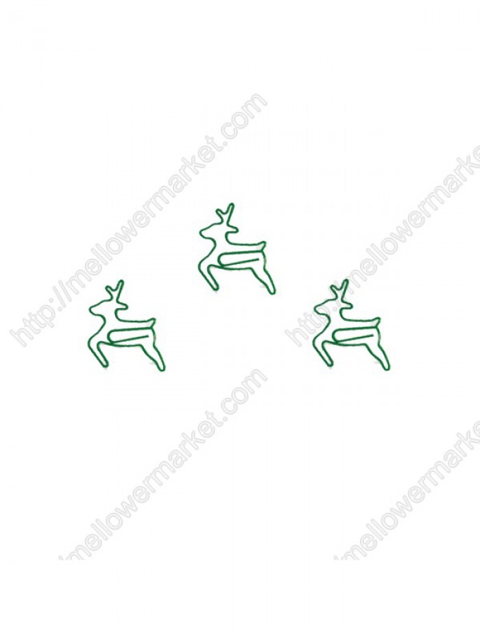 Animal Paper Clips | Deer shaped Paper Clips | Stag Decorative Paper Clips (1 dozen)