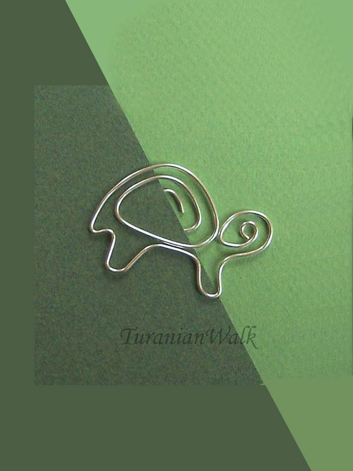 Animal Paper Clips | Tortoise Paper Clips | Creative Stationery (1 dozen/lot) 