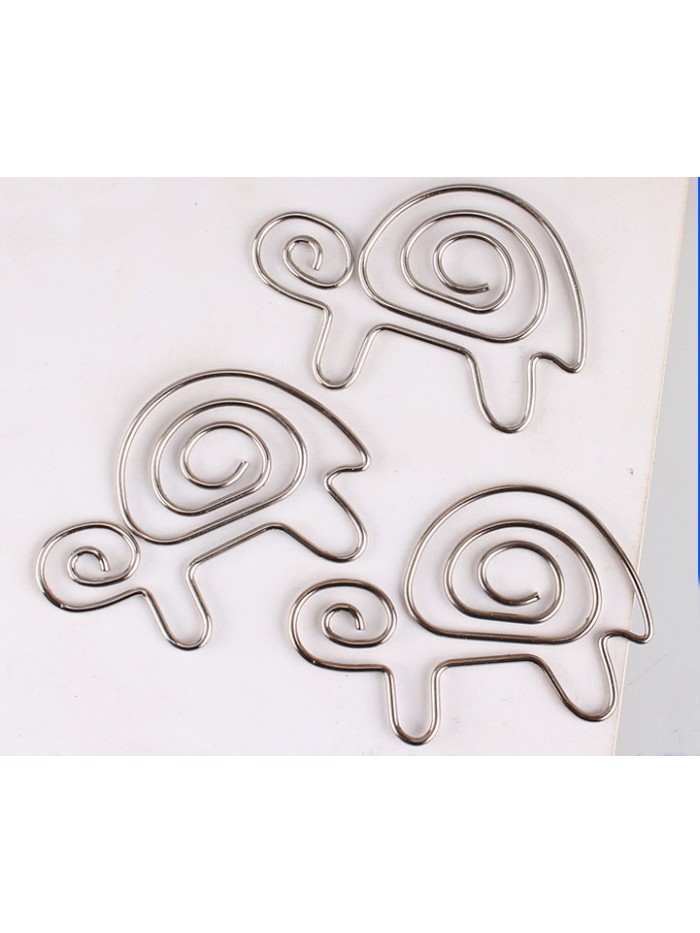 Animal Paper Clips | Tortoise Paper Clips | Creative Stationery (1 dozen/lot) 