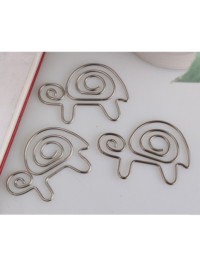 Animal Paper Clips | Tortoise Paper Clips | Creative Stationery (1 dozen/lot) 