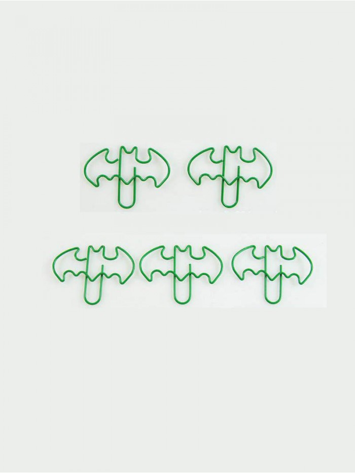 Animal Paper Clips | Bat Shaped Paper Clips | Creative Stationery (1 dozen) 