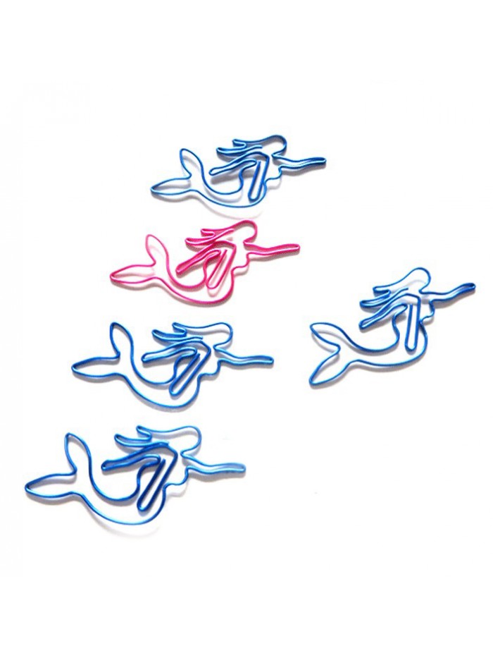 Cartoon Paper Clips | Sea-maiden Paper Clips | Mermaid (1 dozen/lot)