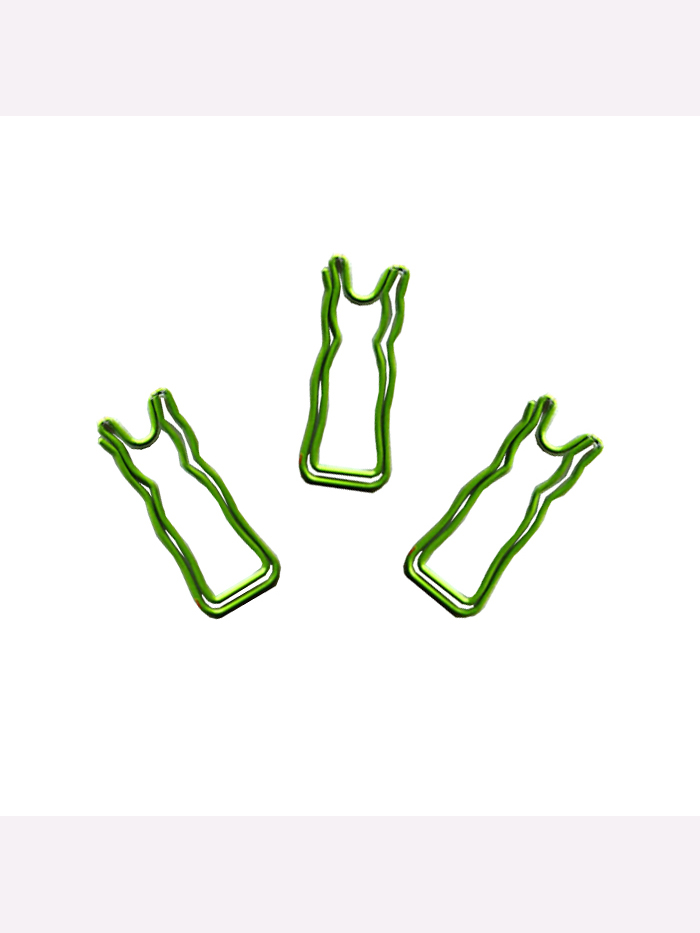 Clothes Paper Clips | Dress Shaped Paper Clips | Promotional Gifts (1 dozen/lot) 