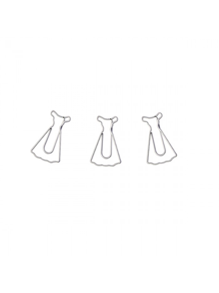 Clothes Paper Clips | Gown Shaped Paper Clips | Business Gifts (1 dozen/lot) 