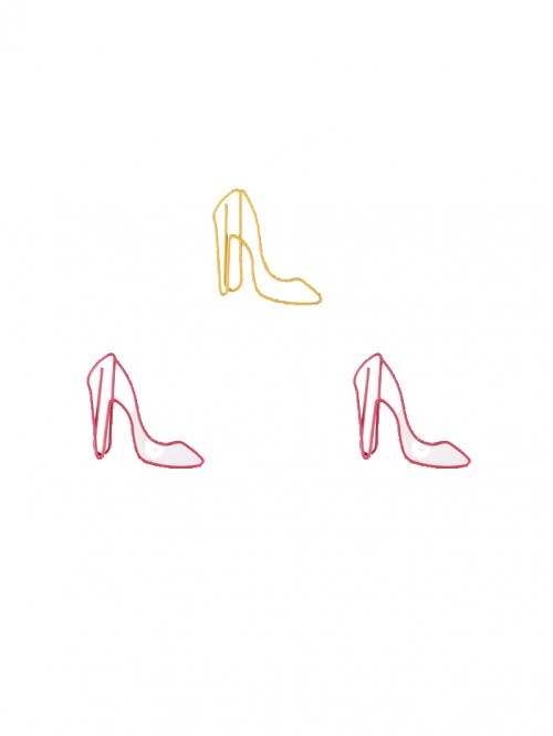 Clothes Paper Clips | High-heeled Shoe Paper Clips...