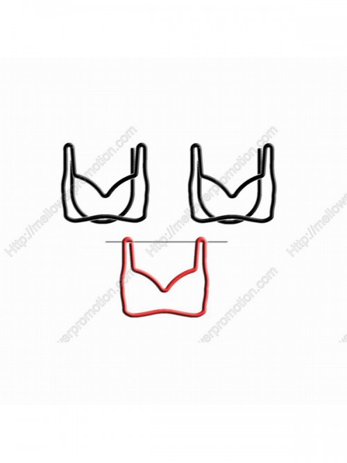 Clothes Decorative Paper Clips | Brassiere Shaped ...
