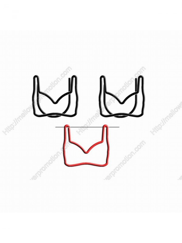 Clothes Decorative Paper Clips | Brassiere Shaped Paper Clips | Advertising Gifts (1 dozen/lot) 