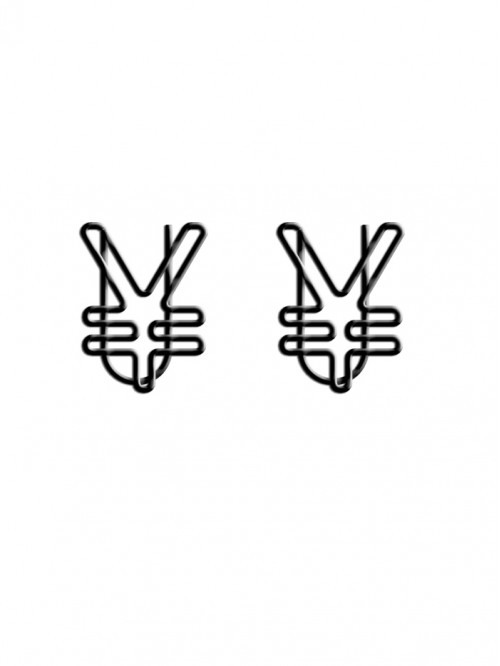 Currency Sign Paper Clips | RMB Sign (￥) Paper C...