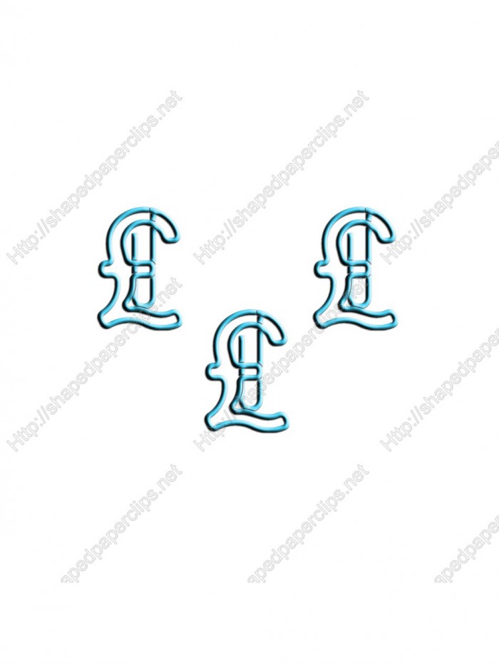Currency Sign Paper Clips | Pound Paper Clips | Cute Stationery (1 dozen/lot)