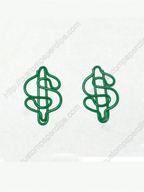Currency Sign Paper Clips | US Dollar Sign Paper C...
