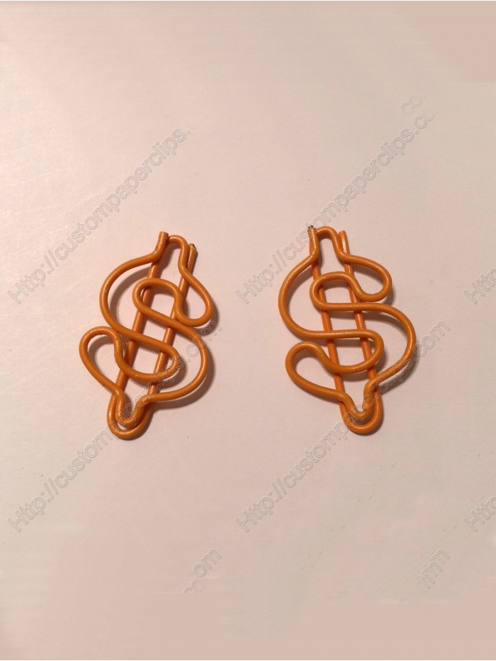 Currency Sign Paper Clips | US Dollar Sign Paper Clips | $ Paper Clips (1 dozen/lot)