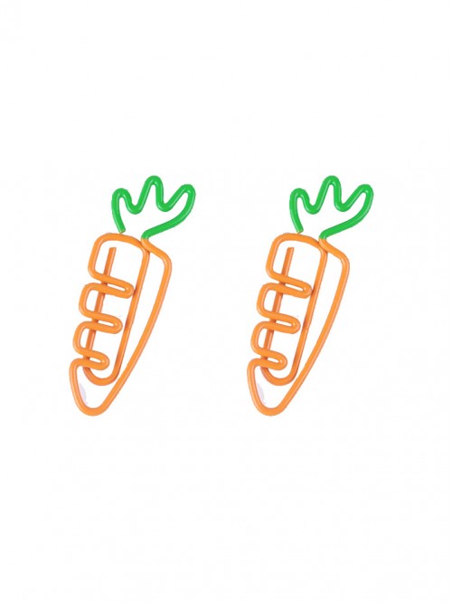 Vegetable Paper Clips | Carrot Paper Clips | Creat...