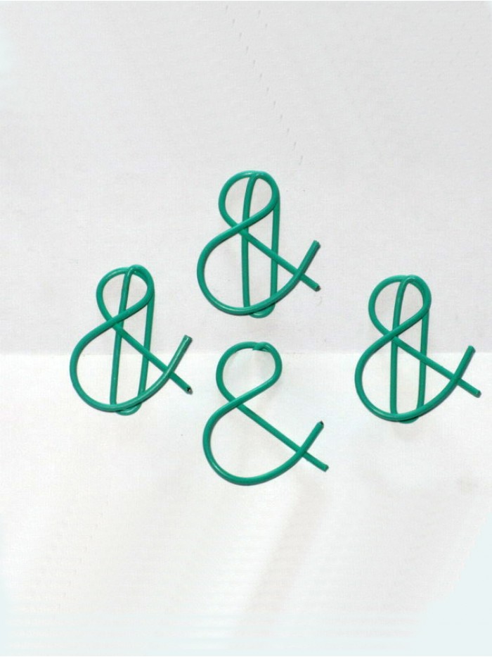 Special Symbol Paper Clips | Ampersand Paper Clips | & paper clips (1 dozen/lot) 