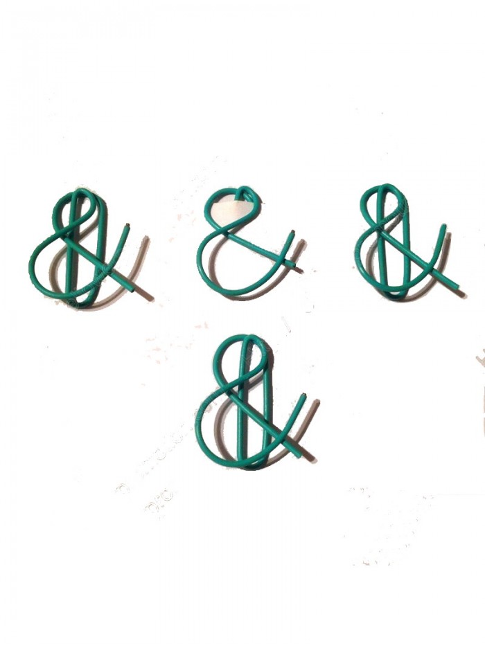 Special Symbol Paper Clips | Ampersand Paper Clips | & paper clips (1 dozen/lot) 